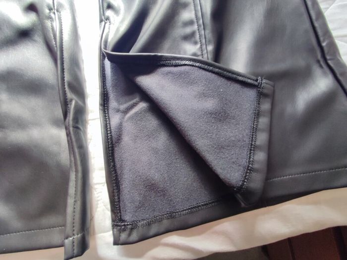 BNWT Size 12 Eco-Leather flared maternity trousers