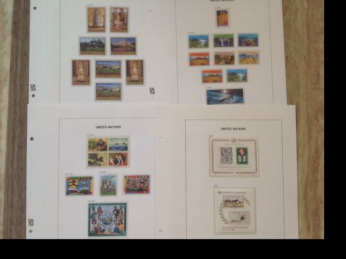 Stamp collection United Nations Vienna