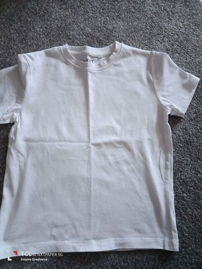 NEXT boy's white t-shirt. Age6