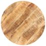Bistro Table Round 80x75 cm Rough Mango Wooda Image 3