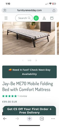 Foldout Bed