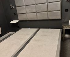 Super King storage bed & headboard