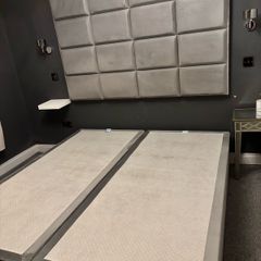 Super King storage bed & headboard