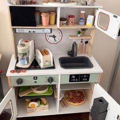 kids kitchen with accessories