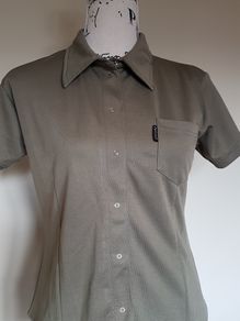 Size 10 Khaki Green Top