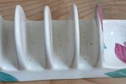 Nice colourful vintage toast rack