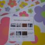 7 sheets of pastel flower decals Image 3