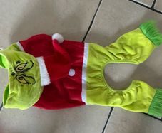 The Grinch Dog Costume XS