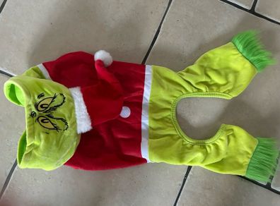 The Grinch Dog Costume XS