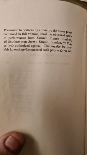 Sean O Casey. Three Plays. Published By Macmillan & Co London. 1962. Paperback In Good Condition.