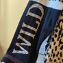 Punt Roma Leopard Print Knit Sweater Long Sleeve Top Size Large BNWT Image 2