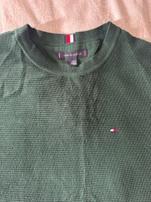 Tommy Hilfiger Green Knit Jumper L