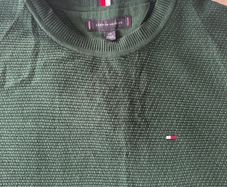 Tommy Hilfiger Green Knit Jumper L