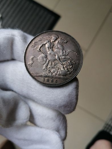 1895 Silver Crown Coin
