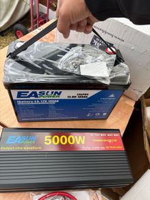 Emergency power pack 12v battery to 220v recharging kit