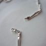 Colier sterling silver with stones pink very good condition Image 6