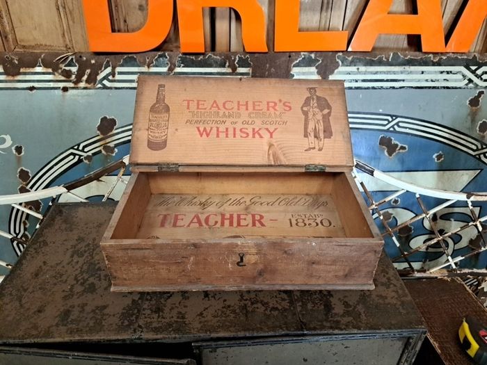 Vintage Teacher's Whiskey Box