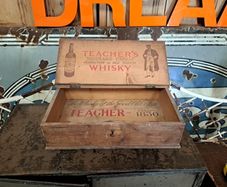 Vintage Teacher's Whiskey Box
