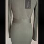 dress Bnwt pretty little thing low cut front long sleeve dress size 10 Image 4