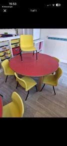 kids playschool table and chairs