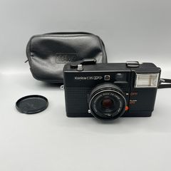 Konica C35 EFP 35mm Film Camera Hexanon 38mm F4 Lens Black Vintage - UNTESTED