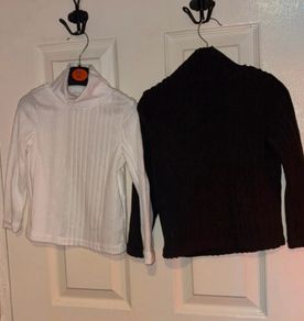 Black and white Shein tops age 2-3
