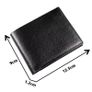 Mens Genuine Leather Wallet Real Cowhide Bifold RFID Blocking Slim Card Holder Image 4