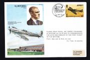 1976 Jersey Illustrated Cover Commemorating 40th Anniversary Of Frist Flight of The Spitfire on 5th March 1976 trying 10p Commemorative Stamp with rear cancel