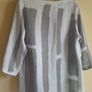 Q'neel White with grey top  90% Linen.New Image 2
