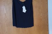 Bebo Sleevless  Navy Top/Cami.  S. M/L - 14.  B.N.W.T