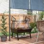 3-in-1 Barbecue Grill, Rotisserie Roaster and Fire Pit, with Cover Image 6