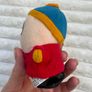 South Park 2000 Eric Cartman plush key keychain for car/window approx. 10 cm. Used Please see photos Image 5
