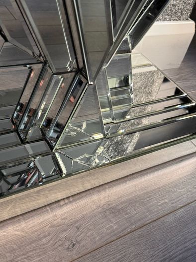 Mirrored Hall Console Table