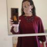 Boohoo Burgundy top Size 8 UK Image 4