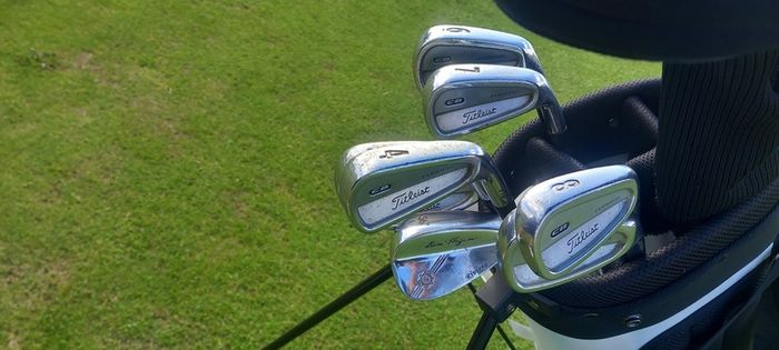 Titleist irons and ping g15 driver