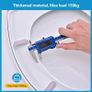 Toilet Seat Soft Close - Universal White Oval Quick Release Plastic Toulet Seat with Adjustable Fixing for Easy Cleaning, Heavy Duty Standard Bathroom WC Pan &Bowl Loo Cover 44.7 x 37.2 cm Image 8