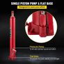 Hydraulic Long Ram Jack, 4 Tons/8818 lbs Capacity, with Single Piston Pump and Flat Base, Manual Cherry Picker with Handle Image 4