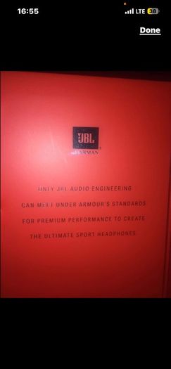 JBL Under Armour Sport Wireless earphones Bluetooth with Heart Rate original brand new