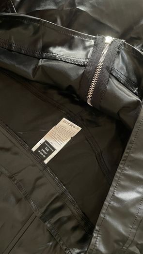 3XL Long Leather Skirt