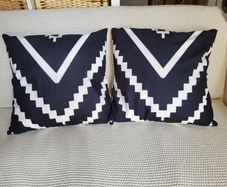 2pcs throw pillows with covers, 40x40cm