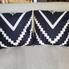 2pcs throw pillows with covers, 40x40cm