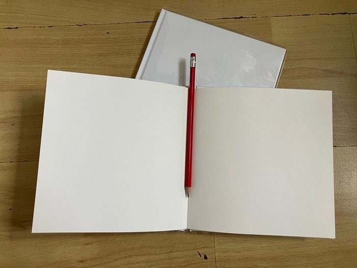panting book and pencil
