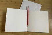panting book and pencil