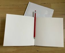 panting book and pencil