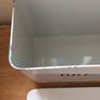 Vintage Like - Shabby Chic Enamel Rectangular Light Grey Bread Bin in good clean condition Image 3