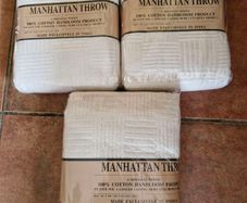 Manhattan 100 % Cotton Throws (2 Sizes)