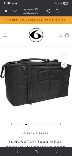 6 pack bag - Meal prep