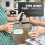 Keplin Handheld Milk Frother - Stainless Steel Electric Whisk - Portable Battery-Operated Coffee Frother for Lattes, Matcha, Protein Shakes - Ergonomic, Compact, Easy to Clean (Battery Not Included) Image 5