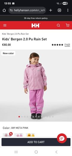 Helly Hansen Bergin Rain Set