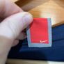 VTG Nike Long Sleeve Polo Shirt Rare WVU 1100 Club Size L Blue\Navy Image 5